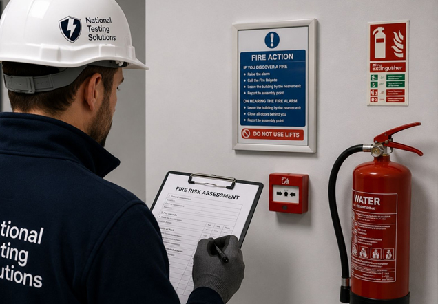 National Testing Solutions provides electrical testing, fire safety inspections and compliance reporting for commercial and industrial businesses across the UK.